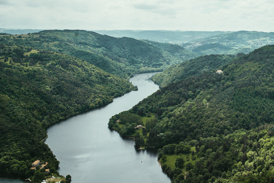 Vue splendide sur la Loire